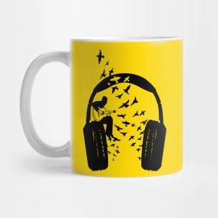 Headphone guitar Mug